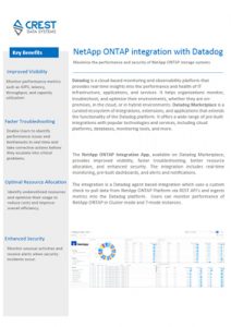 NetApp OnTap Integration with Datadog